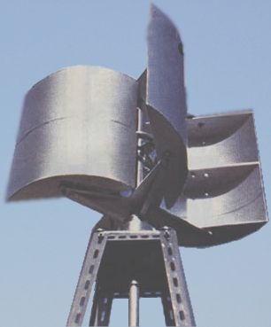 Savonius wind turbine: VAWT (vertical axis wind turbine ...