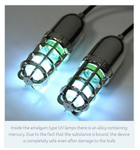amalgam type uv lamp