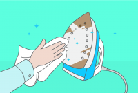 How to clean the sole of an iron or a steam generator?