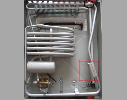 The principle of the gas refrigerator
